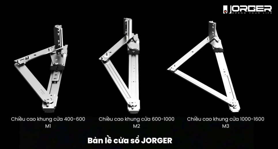 Bản lề cửa sổ không cần chống gió